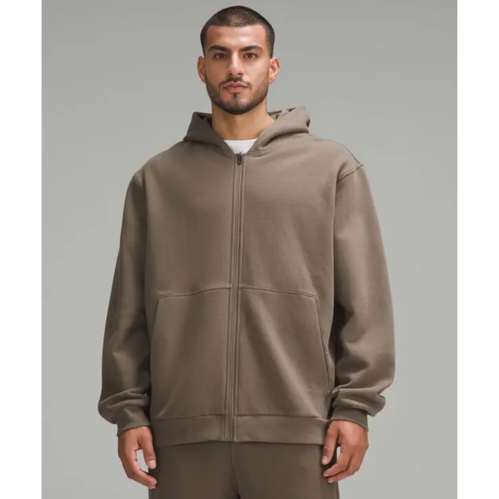 lululemon athletica Steady State Full-Zip Hoodie in Nomad Brown Men’s Size XL